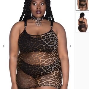 Killstar fishnet dress